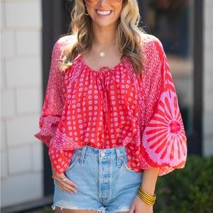 Elena Printed Blouse